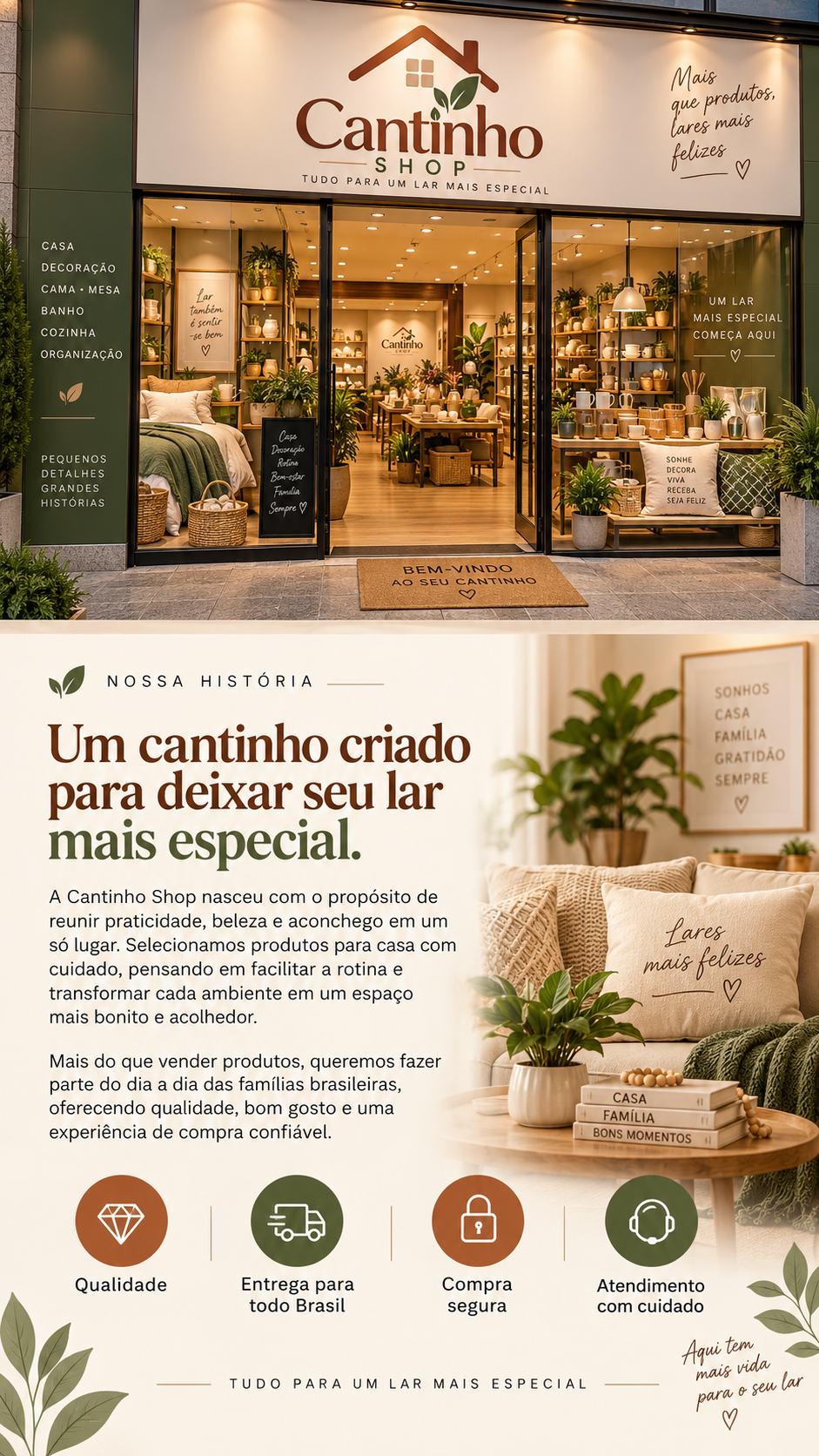 Fachada Cantinho Shop